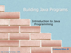 Building Java Programs - Department of Computer Science