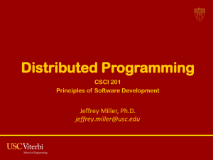 Distributed Programming