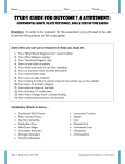 Outcome 7.4 Assessment Study Guide