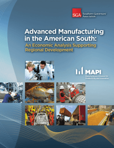 Advanced Manufacturing in the American South