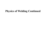 Physics of Welding Module 2