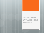 DNA Barcoding