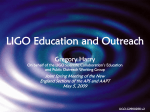 G0900288 - LIGO dcc - LIGO Scientific Collaboration