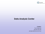 Data Analysis Center