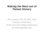 Making the Most out of Patient History