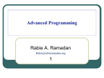 Class - Rabie A. Ramadan