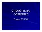 CREOG Review Gynecology - Johns Hopkins Medicine