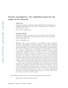 Nuclear astrophysics: the unfinished quest for the origin of the