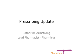 The Role of the Practice Pharmacist