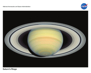 Saturn`s Rings - Amazing Space