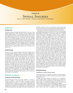 Chapter 43 - Spinal Injuries