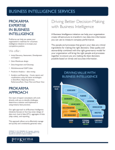 Driving Better Decision-Making with Business Intelligence