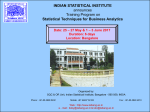 Program Brochure - Indian Statistical Institute, Bangalore