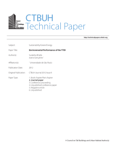 CTBUH Technical Paper - Council on Tall Buildings and Urban Habitat