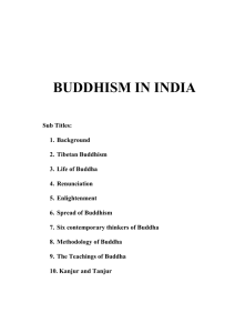 Background of Buddhism