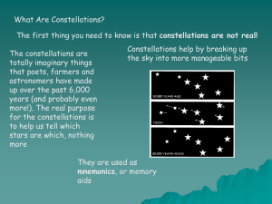 constellations are not real!