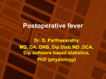 Postoperative fever MGMC