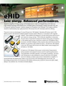 Less energy. Enhanced performances.