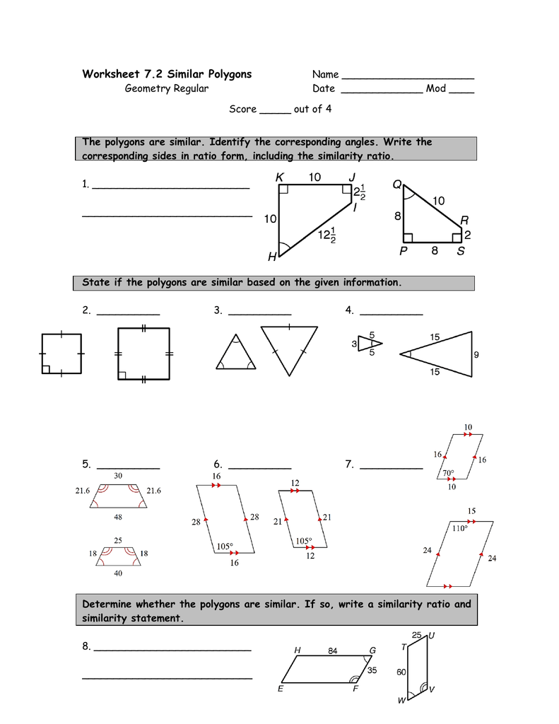 72-similar-polygons-worksheet-answers