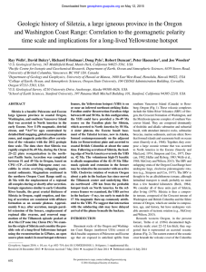 Geologic history of Siletzia, a large igneous province in the Oregon