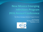 New Mexico Emerging Infections Program First Annual Conference