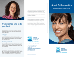 Adult Orthodontics - Paradigm Marketing Strategies