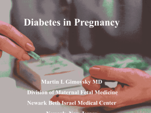 Diabetes in Pregnancy - Saint Francis Hospital and Medical Center