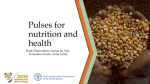 Pulses for Nutrition and Health