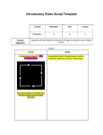 Introductory Video Script Template