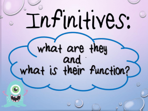 infinitive as a predicate noun
