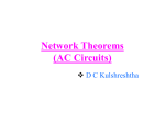 Network Theorems (AC Circuits)