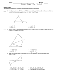 Name: Period: ______ Geometry Chapter 4 Test – Version B