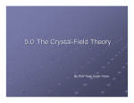 Crystal Field Theory part A