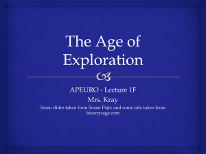 The Age of Exploration