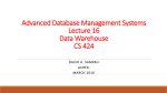 CS424 - Lecture 16