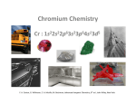 Chromium Chemistry