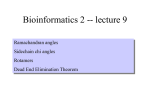 E(r 1 ) - Center for Bioinformatics