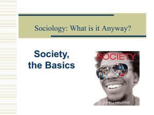 John J. Macionis 9th Edition Sociology Chapter One The