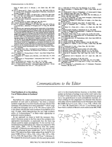 Communications to the Editor - UCLA Chemistry and Biochemistry