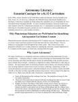 K-12 Curriculum Information