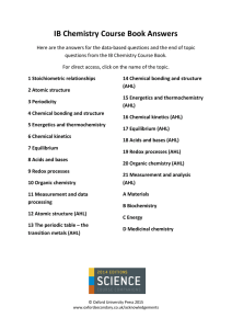 Textbook Answer Keys - Mr. Massey`s Chemistry Pages