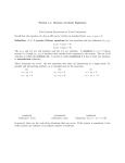 Section 1.1: Systems of Linear Equations Two Linear Equations in