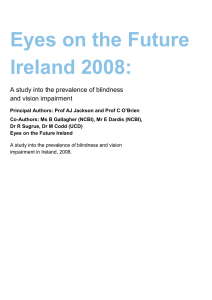 Eyes on the Future Ireland 2008: A study into the prevalence of