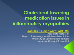 Cholesterol-lowering medications in myositis