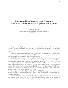Endomorphism Bialgebras of Diagrams and of Non