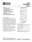 AD633 Low Cost Analog Multiplier