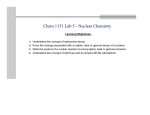 Chem 1151 Lab 5 - Nuclear Chemistry