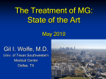 state of the art treatment - Myasthenia Gravis Foundation of