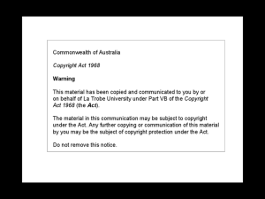 Copyright of Australia Copyright Act 1968