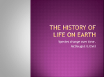 The History of Life On Earth